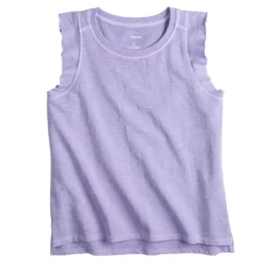 Women's Sonoma Goods For Life® French Terry Flutter-Sleeve Top -Outlet Clothiza Store 5576747 ALT5