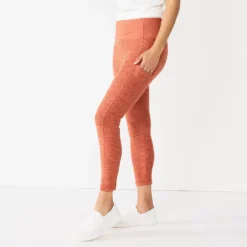 Women's Sonoma Goods For Life® Weekender High-Waisted 7/8 Leggings -Outlet Clothiza Store 5576868 Mauve Texture