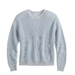 Women's Sonoma Goods For Life® Textured Drop-Shoulder Sweater -Outlet Clothiza Store 5579623 ALT5