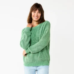 Women's Sonoma Goods For Life® Textured Drop-Shoulder Sweater
