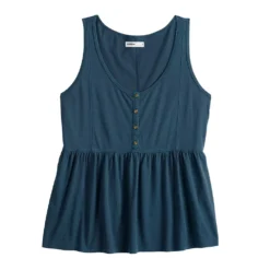 Women's Sonoma Goods For Life® Button Utility Tank -Outlet Clothiza Store 5583719 ALT5