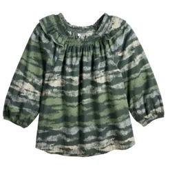 Women's Sonoma Goods For Life® Ruffle Shoulder Peasant Top -Outlet Clothiza Store 5584039 ALT5