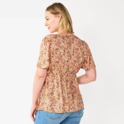 Maternity Sonoma Goods For Life® Flutter Sleeve Top -Outlet Clothiza Store 5584701 ALT