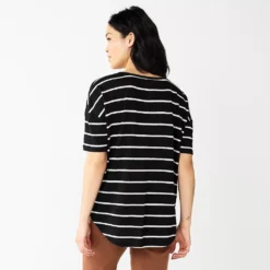 Women's Sonoma Goods For Life® Relaxed Scoopneck Tee -Outlet Clothiza Store 5596588 ALT