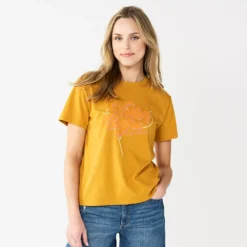 Women's Sonoma Goods For Life® Relaxed Graphic Tee -Outlet Clothiza Store 5596692 Gold Valley Coffee