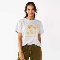 Women's Sonoma Goods For Life® Relaxed Graphic Tee -Outlet Clothiza Store 5596692 Gray Desert Dreams
