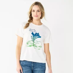 Women's Sonoma Goods For Life® Relaxed Graphic Tee -Outlet Clothiza Store 5596692 Purple Joshua Tree