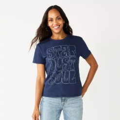 Women's Sonoma Goods For Life® Relaxed Graphic Tee -Outlet Clothiza Store 5596692 Star Dust Soul