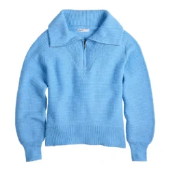 Women's Sonoma Goods For Life® Cozy Quarter-Zip Sweater -Outlet Clothiza Store 5597622 ALT5