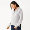 Women's Sonoma Goods For Life® Cozy Quarter-Zip Sweater