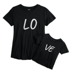 Maternity Sonoma Goods For Life® Mommy & Me Graphic Tee Set -Outlet Clothiza Store 5599953 Love