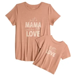 Maternity Sonoma Goods For Life® Mommy & Me Graphic Tee Set -Outlet Clothiza Store 5599953 Mama Little Love