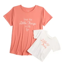 Maternity Sonoma Goods For Life® Mommy & Me Graphic Tee Set -Outlet Clothiza Store 5599953 Rust Little Things