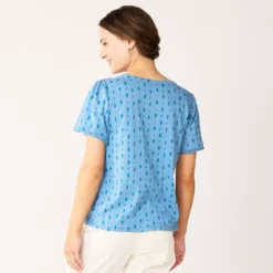 Women's Sonoma Goods For Life® Seamed Flutter Sleeve Top -Outlet Clothiza Store 5611922 ALT