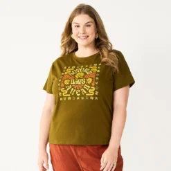 Plus Size Sonoma Goods For Life® Relaxed Graphic Tee -Outlet Clothiza Store 5611932 Autumn Days