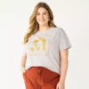 Plus Size Sonoma Goods For Life® Relaxed Graphic Tee