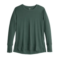 Women's Sonoma Goods For Life® Super Soft Solid Tunic Sweatshirt -Outlet Clothiza Store 5621644 ALT5