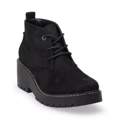 Sonoma Goods For Life® Snowstorm Women's Wedge Chukka Boots -Outlet Clothiza Store 5623729 Black