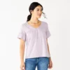 Women's Sonoma Goods For Life® Ruffled Babydoll Top