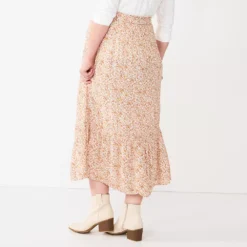 Maternity Sonoma Goods For Life® Smocked Waist Skirt -Outlet Clothiza Store 5666013 ALT