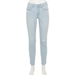 Women's Sonoma Goods For Life® Curvy High-Waisted Skinny Jeans -Outlet Clothiza Store 5670980 Artic Blue