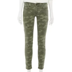 Women's Sonoma Goods For Life® Supersoft Stretch Midrise Skinny Jeans -Outlet Clothiza Store 5671206 Green Camo