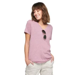 Women's Tall Sonoma Goods For Life® Everyday V-Neck Tee -Outlet Clothiza Store 5686285 Dusty Purple