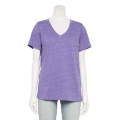 Women's Tall Sonoma Goods For Life® Everyday V-Neck Tee -Outlet Clothiza Store 5686285 Grape Purple