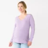 Maternity Sonoma Goods For Life® Essential Long Sleeve V-Neck Tee
