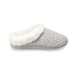 Women's Sonoma Goods For Life® Cozy Knit Clog Marled Basket Weave Slippers -Outlet Clothiza Store 5697308 ALT5