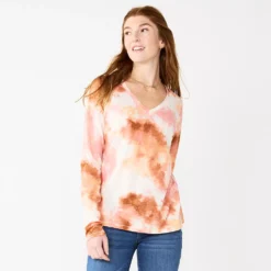 Petite Sonoma Goods For Life® Everyday Long Sleeve V-Neck Top