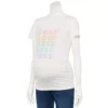 Maternity Sonoma Goods For Life® Short Sleeve Crewneck Tee