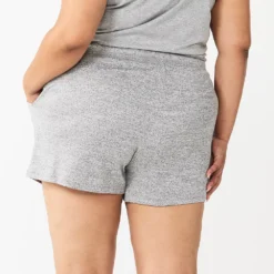 Plus Size Sonoma Goods For Life® Essential Pajama Shorts -Outlet Clothiza Store 5727046 ALT