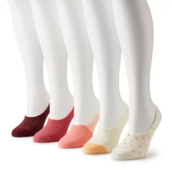 Women's Sonoma Goods For Life® Liner 5 Pack -Outlet Clothiza Store 5743824 Pink Stripes And Dots