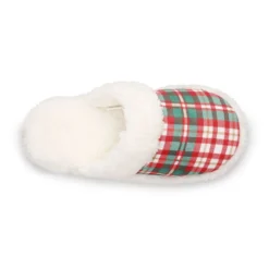 Women's Jammies For Your Families® Plaid Scruff Slippers -Outlet Clothiza Store 5743976 ALT4
