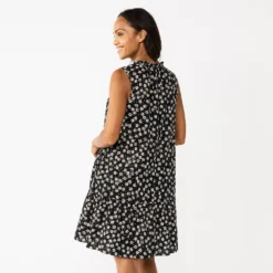 Women's Sonoma Goods For Life® Tiered Sleeveless Dress -Outlet Clothiza Store 5748599 ALT