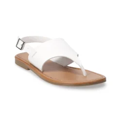 Sonoma Goods For Life® Corinne Shield Women's Thong Sandals -Outlet Clothiza Store 5775467 White