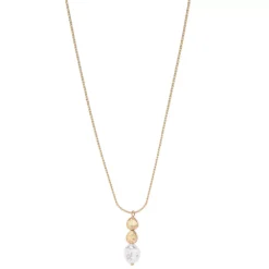 Sonoma Goods For Life® Chain With Casted Metal & Pearl Drop Pendant Necklace