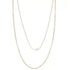 Sonoma Goods For Life® 2 Row Multi Chain With Single Pearl Station Necklace