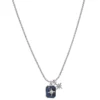Sonoma Goods For Life® Blue Inlay With Star Pendants Adjustable Necklace