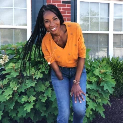 Women's Sonoma Goods For Life® Everyday Adaptive & Easy Dressing V-Neck Long Sleeve Top -Outlet Clothiza Store 5816145 ALT2