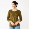 Women's Sonoma Goods For Life® Essential Henley Top