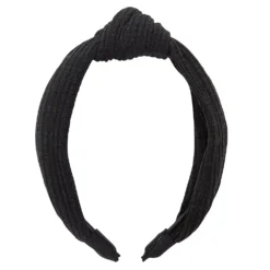 Sonoma Goods For Life® Black Ribbed Top Knot Headband