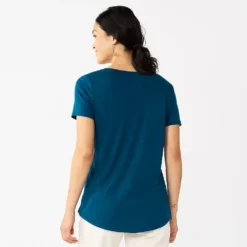 Women's Sonoma Goods For Life® Essential V-Neck Tee -Outlet Clothiza Store 5824995 ALT