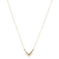 Sonoma Goods For Life® Gold Tone Skinny Chain With Casted Y Pendant Necklace