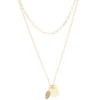 Sonoma Goods For Life® 2 Row Semi Charm Long Necklace