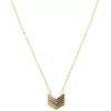Sonoma Goods For Life® Two Tone Chevron Pendant Necklace