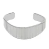 Sonoma Goods For Life® Silver Tone Wavy Textured Chunky Cuff Bracelet