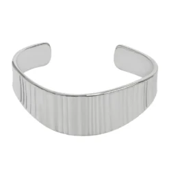 Sonoma Goods For Life® Silver Tone Wavy Textured Chunky Cuff Bracelet