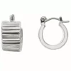 Sonoma Goods For Life® Rhod Chunky Wavy Textured Hoop Earrings